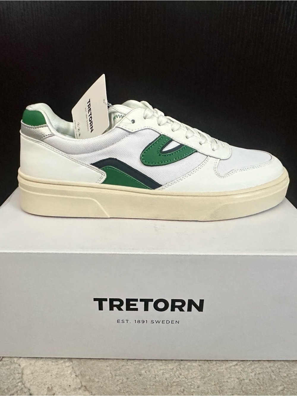 Tretorn Men’s White Harlow T-Ball Sneakers
